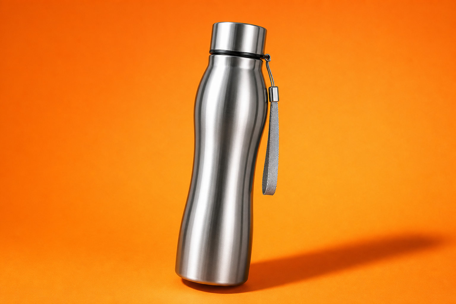 FlowBottle inox : l'isolation thermique et paille intégrée