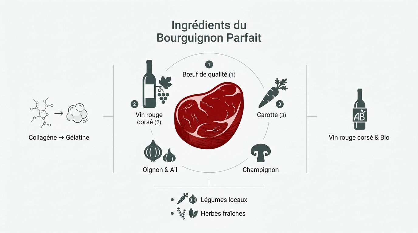 Recette boeuf bourguignon : les secrets du mijotage bio