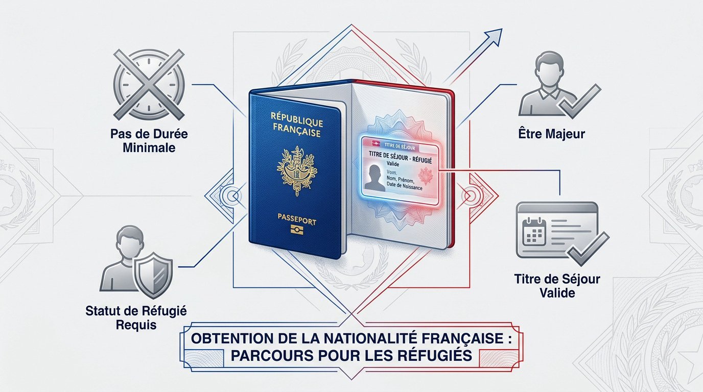 Documents nécessaires pour la demande de nationalité française pour un réfugié