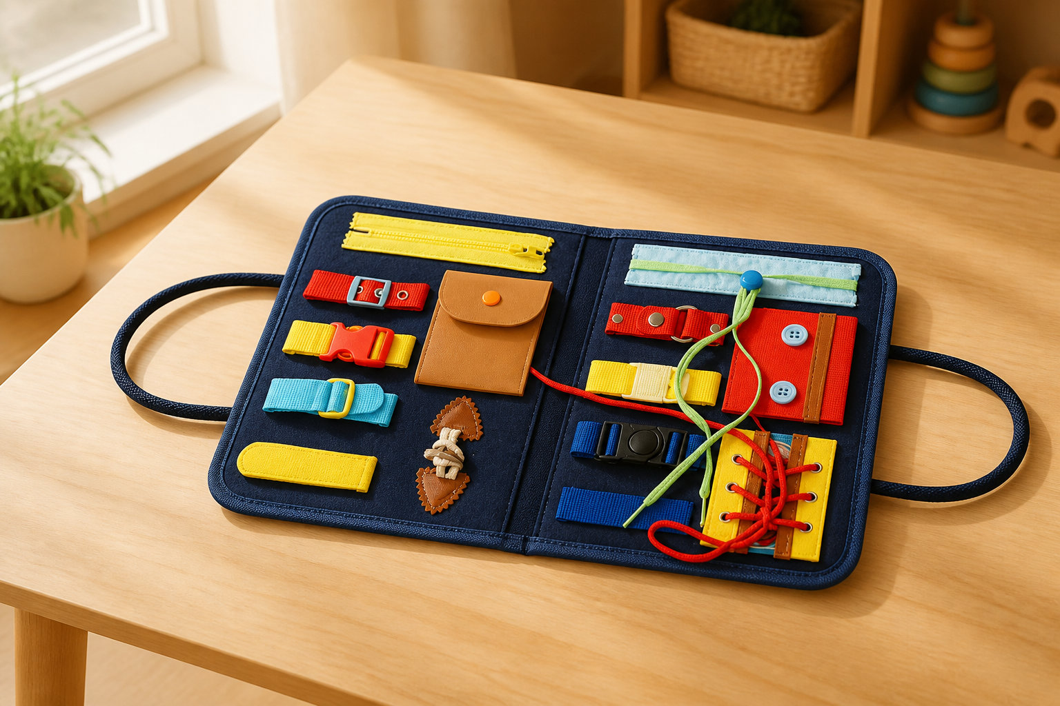 Busy board Montessori : stimuler l'éveil quotidien