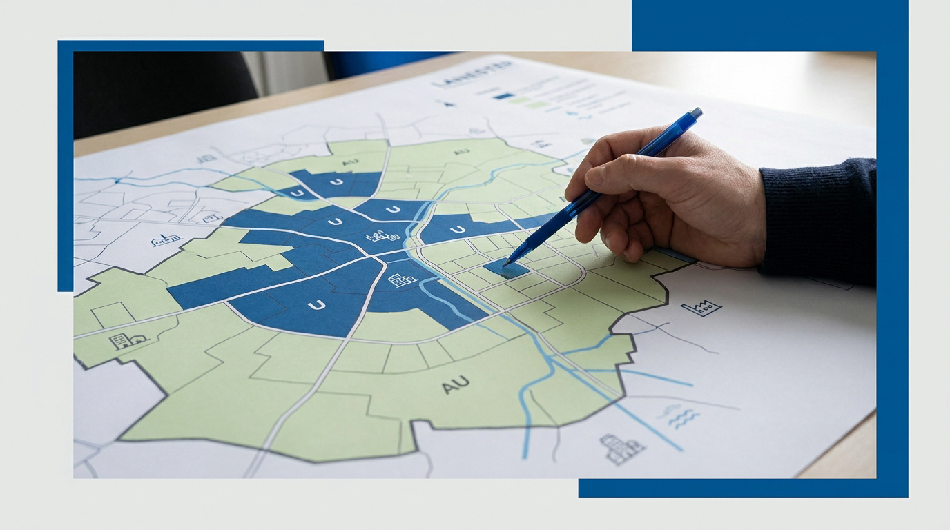 Plan local d'urbanisme de la ville de Lanester pour projet de construction