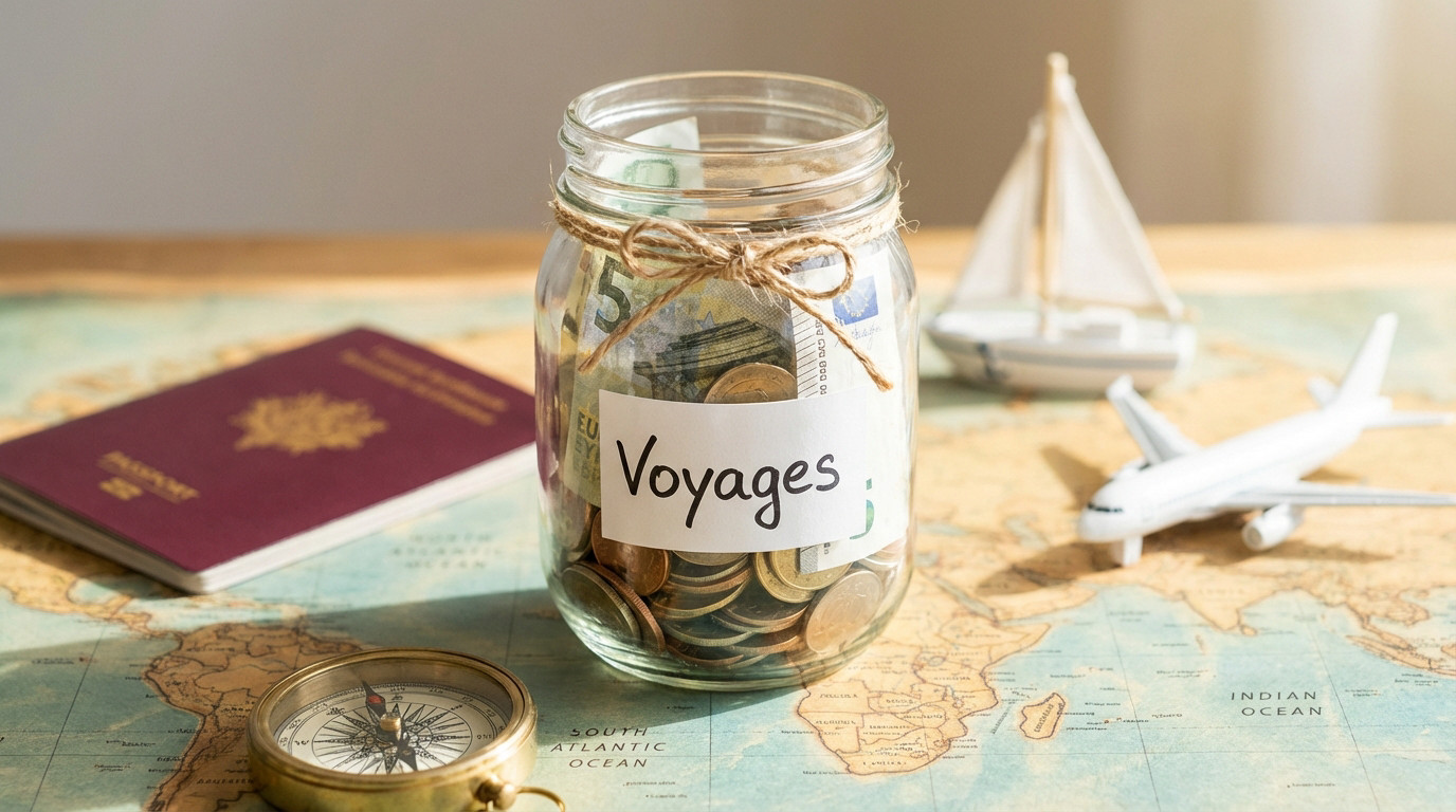 Préparation budget voyage solo avec passeport et carte