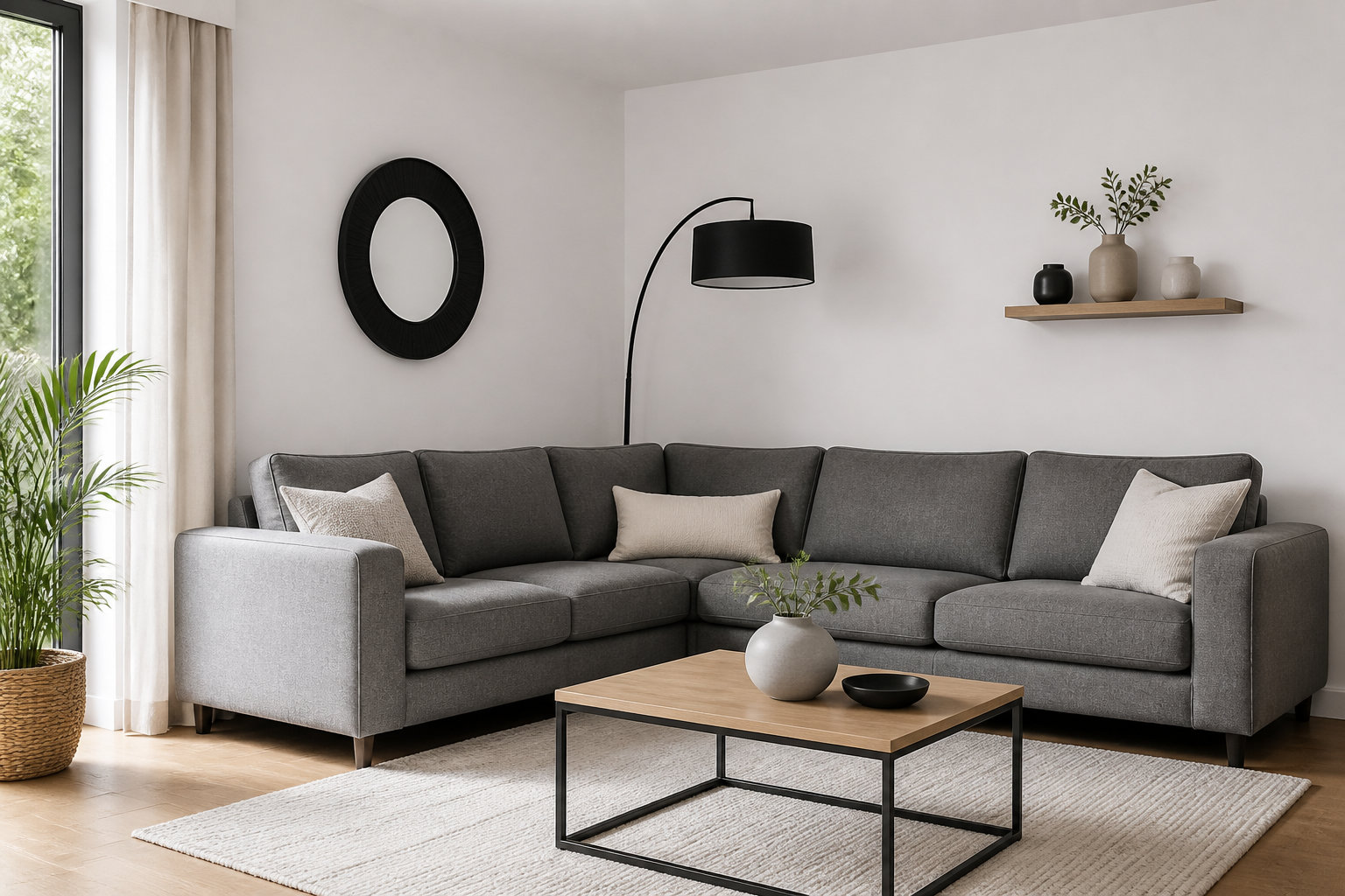 Comment disposer un canapé d'angle pour structurer votre salon