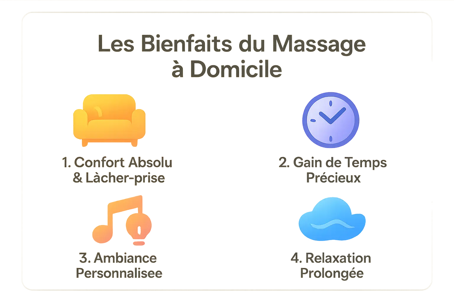 Massage à domicile, un moment de détente en toute intimité