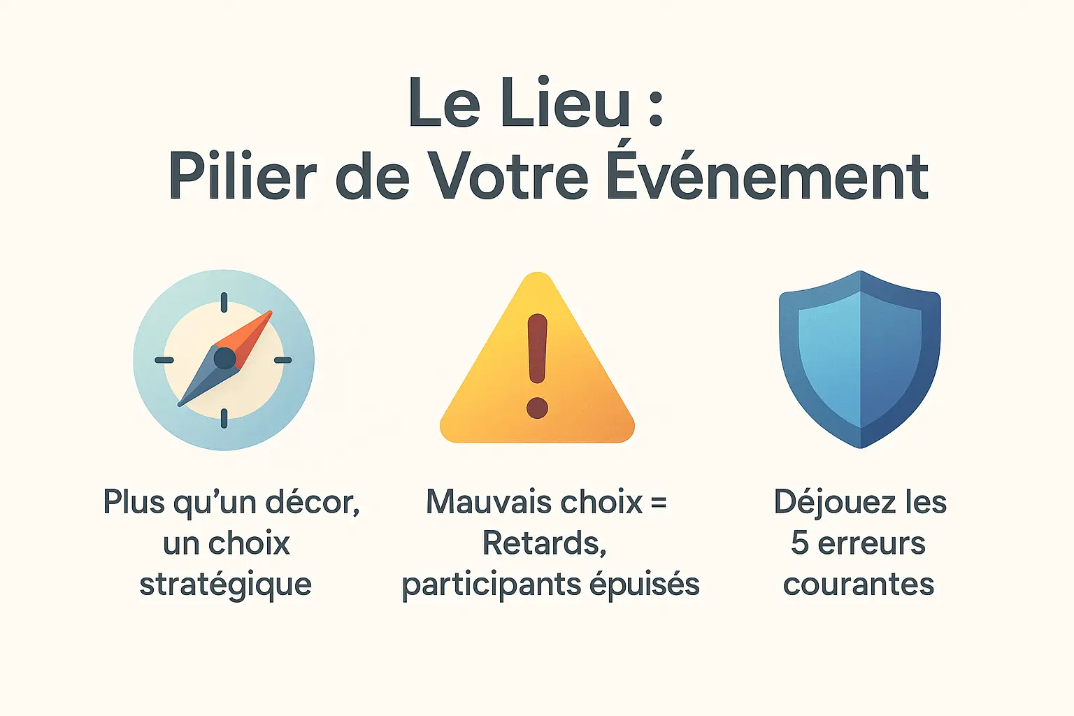 Illustration : <strong>Une salle de réception élégante prête pour un événement professionnel</strong>