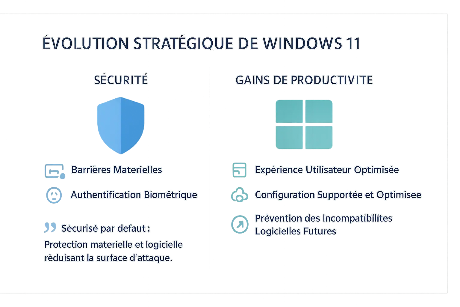 <strong>Comparaison interface Windows 10 et 11</strong>