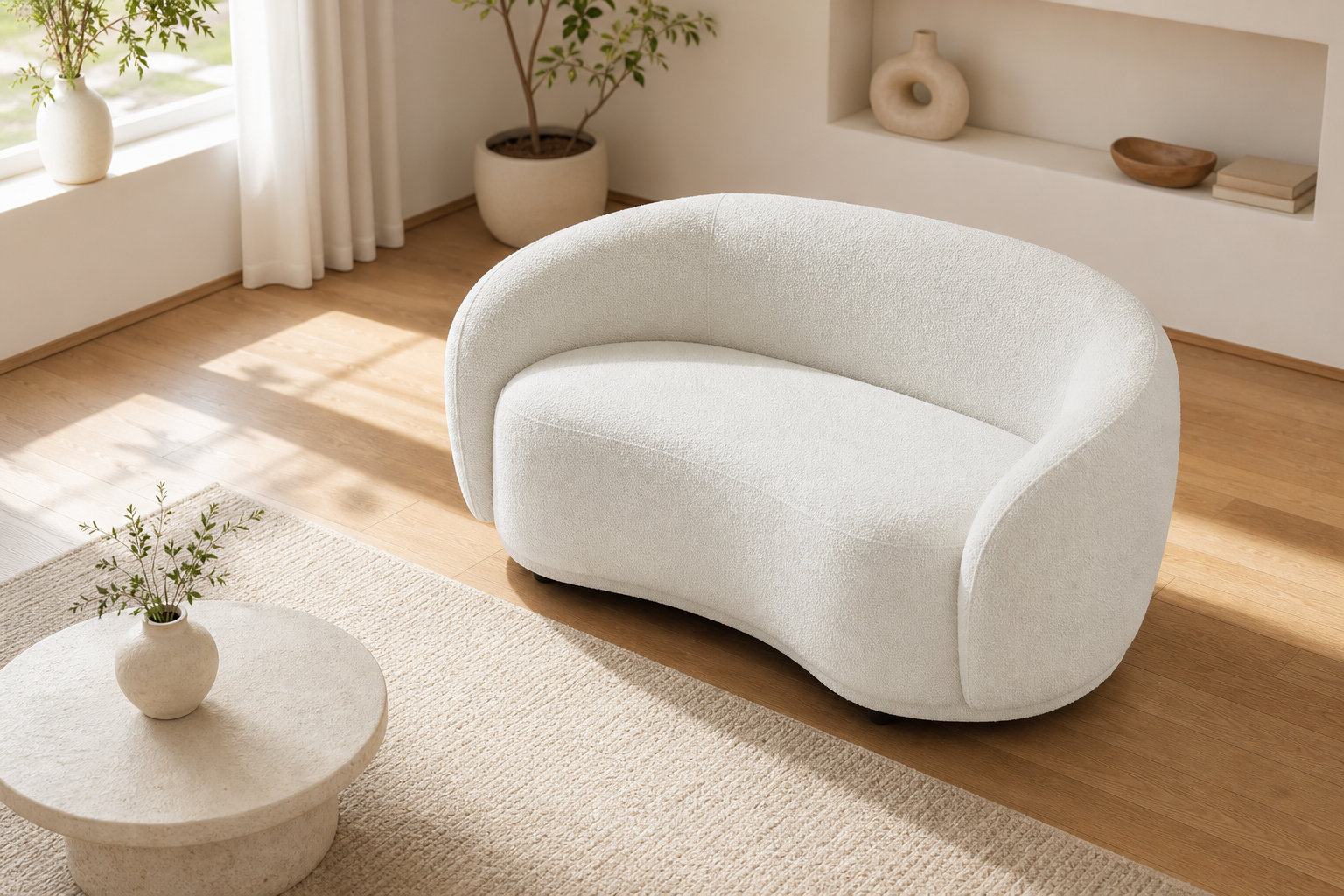 Ensemble canapé et fauteuil BOVANA : structurer votre espace