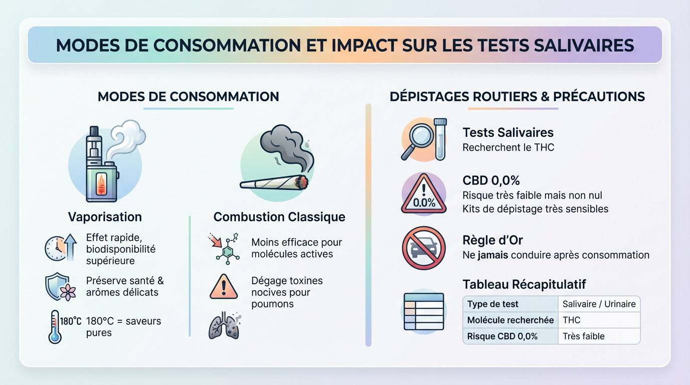 Vaporisation de CBD et sécurité routière