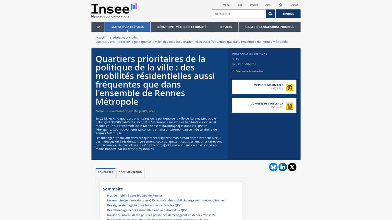 Le Blosne : un secteur en pleine mutation mais encore sensible