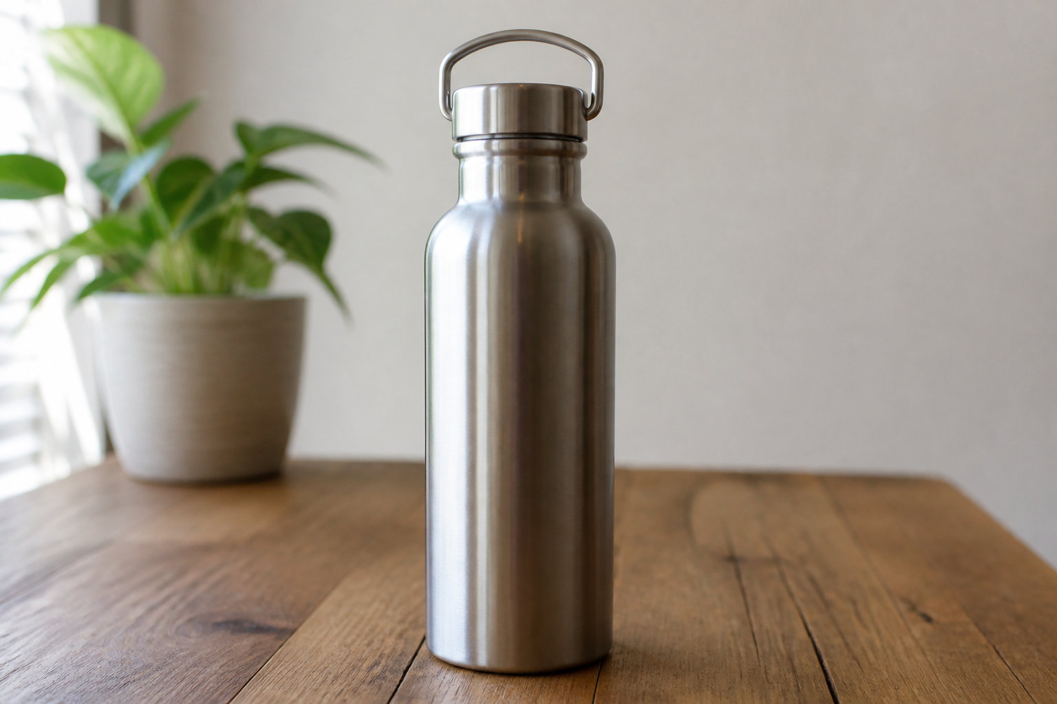 Gourde en inox avec paille - Isotherme par FlowBottle
