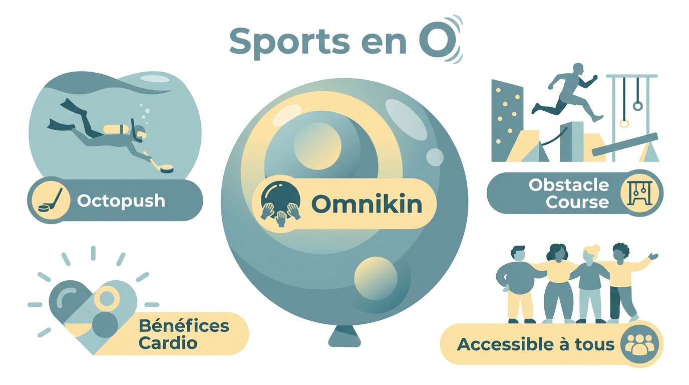 Pratique de l'Omnikin et sports commençant par la lettre O