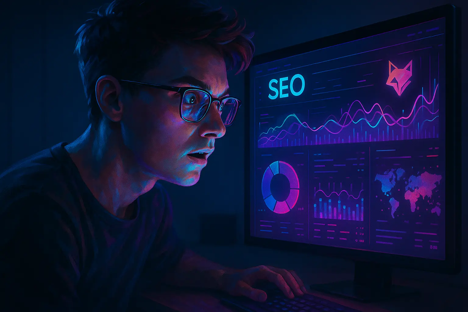 Illustration SEO analytics