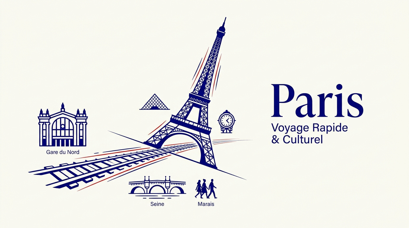 Vue des quais de Seine et de l'architecture parisienne typique