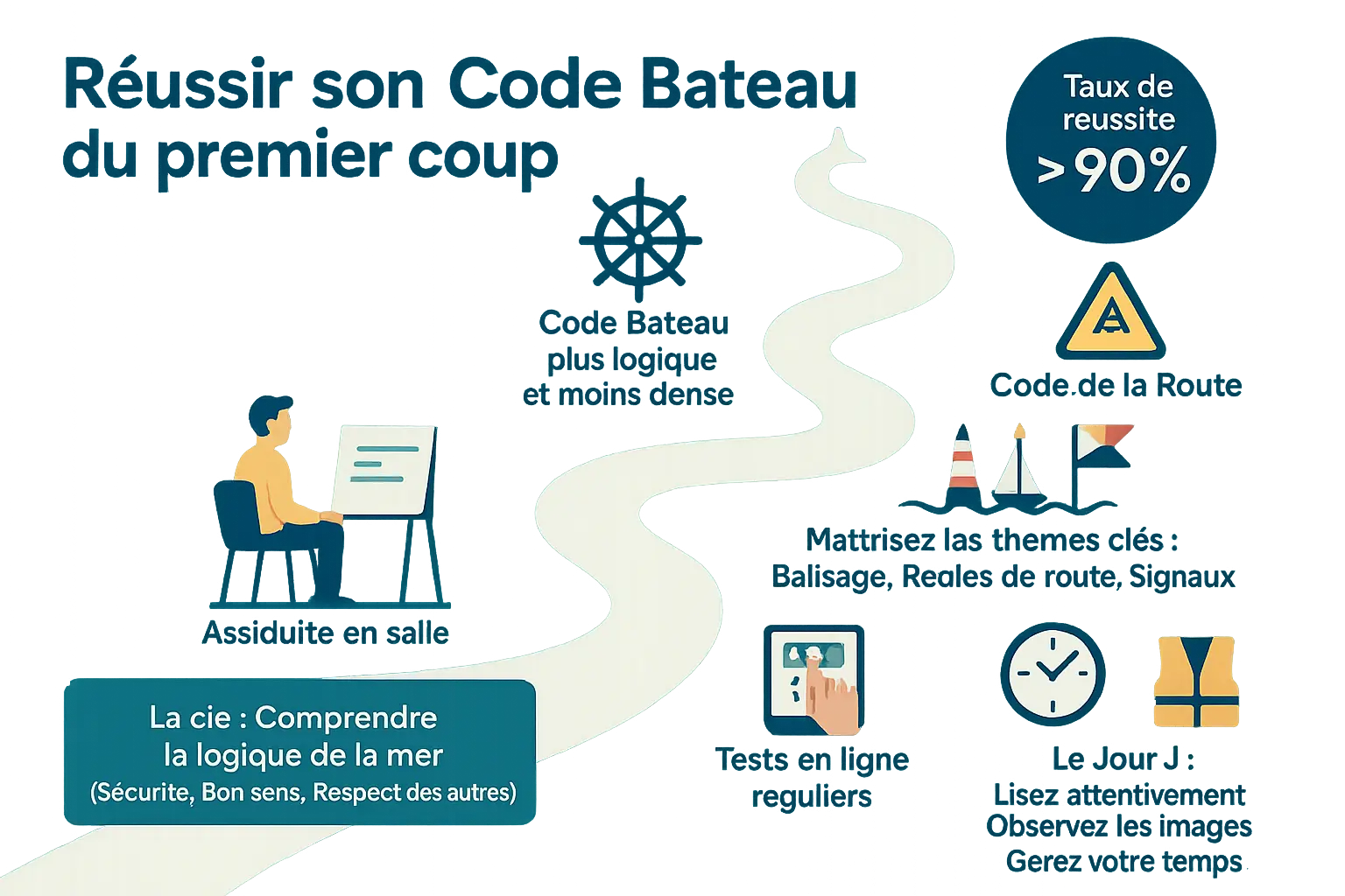 Préparation au permis bateau à Bordeaux