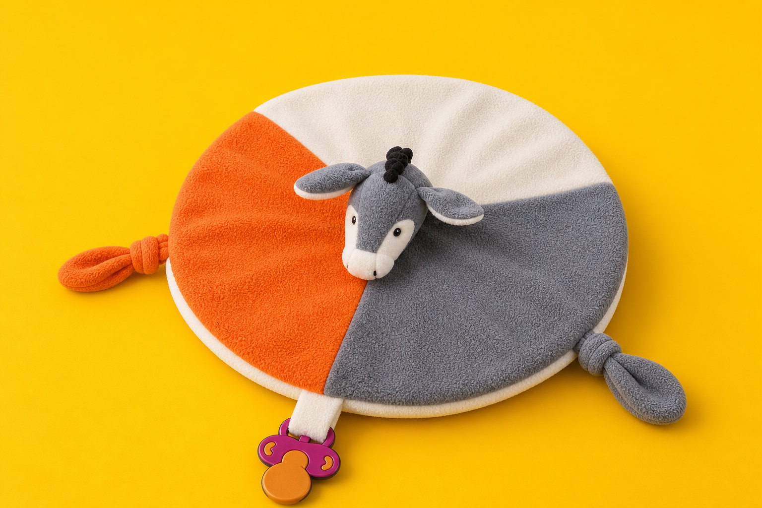 Doudou Âne : des couleurs vives pour stimuler les sens