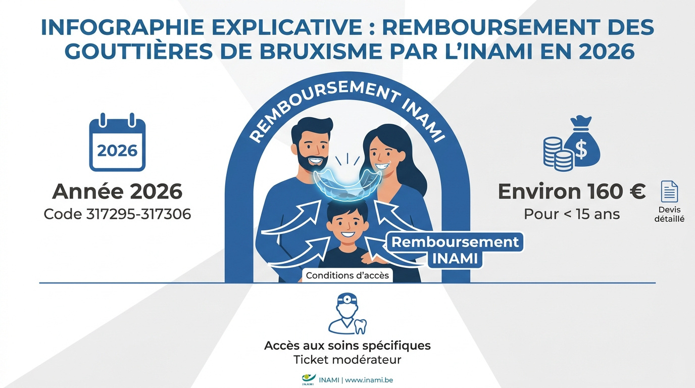 Gouttière occlusale pour bruxisme