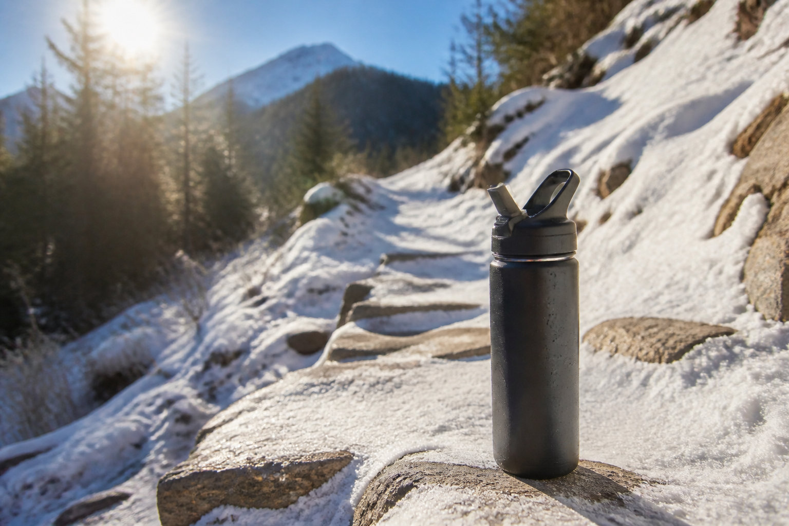 Gourde Flowbottle : paille intégrée et durabilité inox