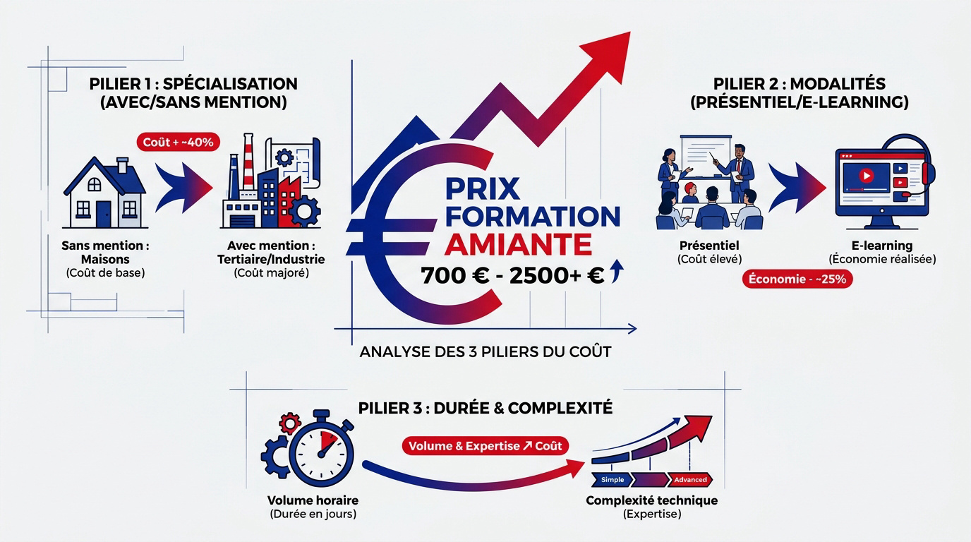 Analyse des coûts de formation pour le diagnostic amiante