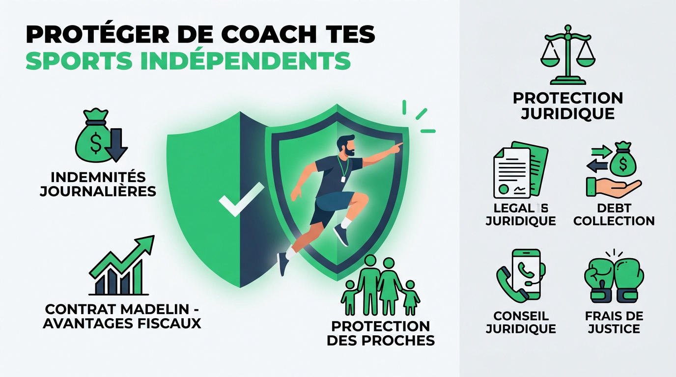 Coach sportif indépendant consultant ses contrats d'assurance professionnelle