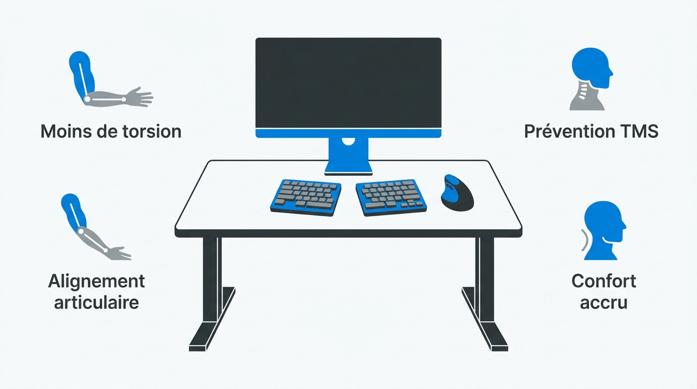 Bénéfices de l'ergonomie au bureau