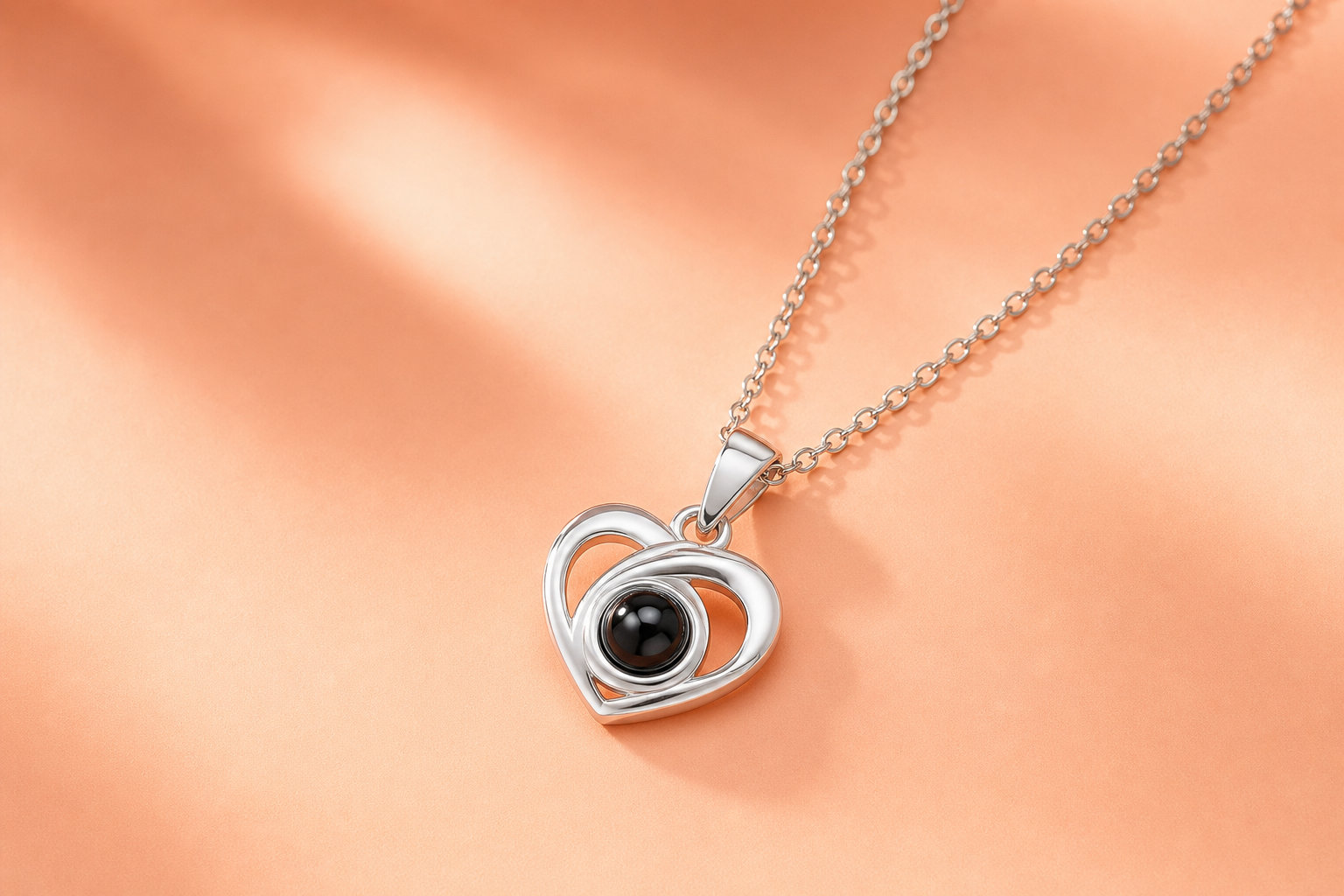 Pendentif Coeur - Projection Photo : une déclaration d'amour éternelle