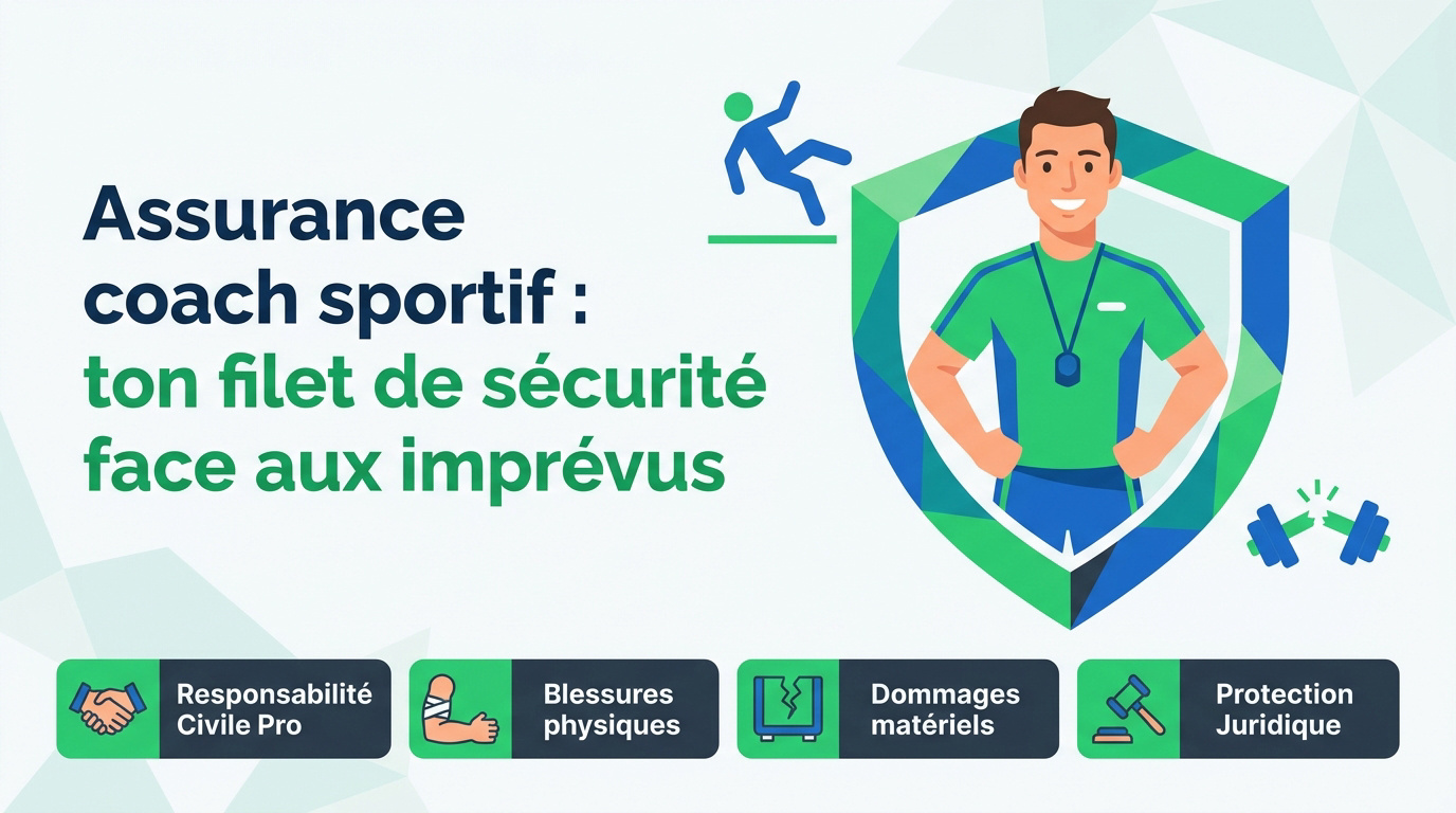 Coach sportif en séance sécurisée par une assurance professionnelle