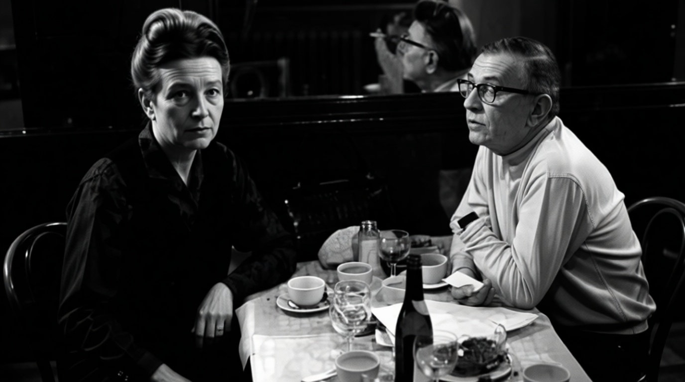 Simone de Beauvoir et Jean-Paul Sartre, figures de l'existentialisme