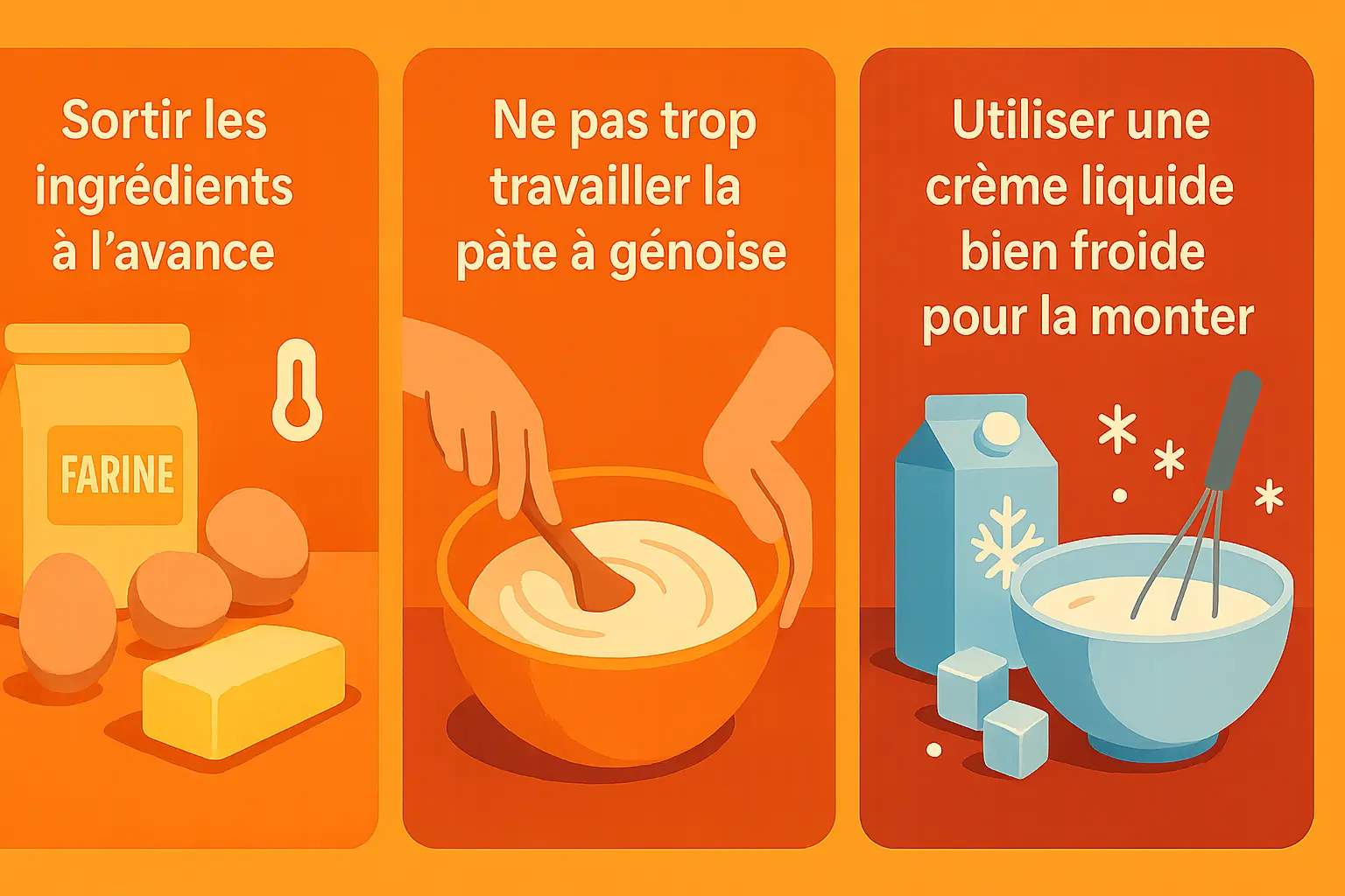 Gateau Courchevel composé de crêpes dorées, génoise moelleuse et crème aux fruits rouges