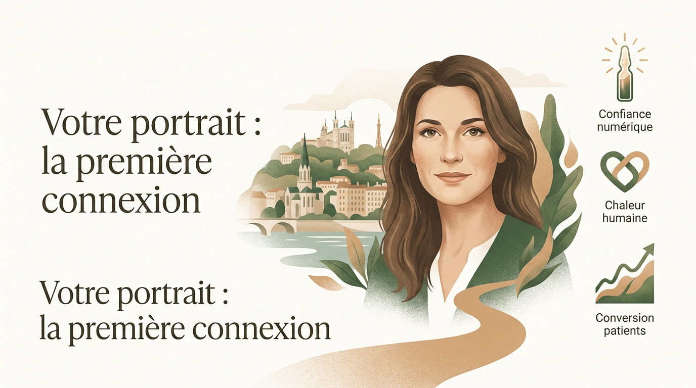 Portrait professionnel d'un thérapeute à Lyon dégageant bienveillance et écoute