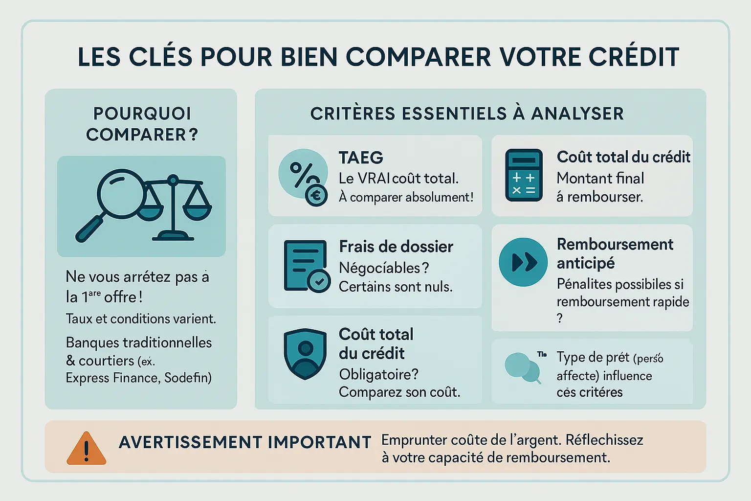 Comparaison des crédits au Luxembourg