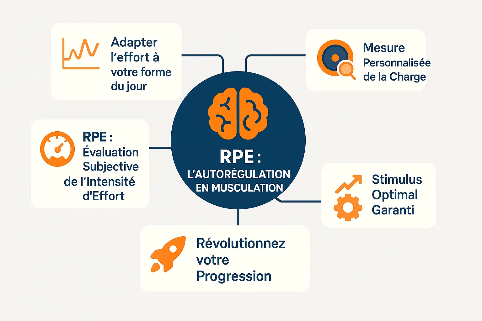 Infographie sur le RPE en musculation