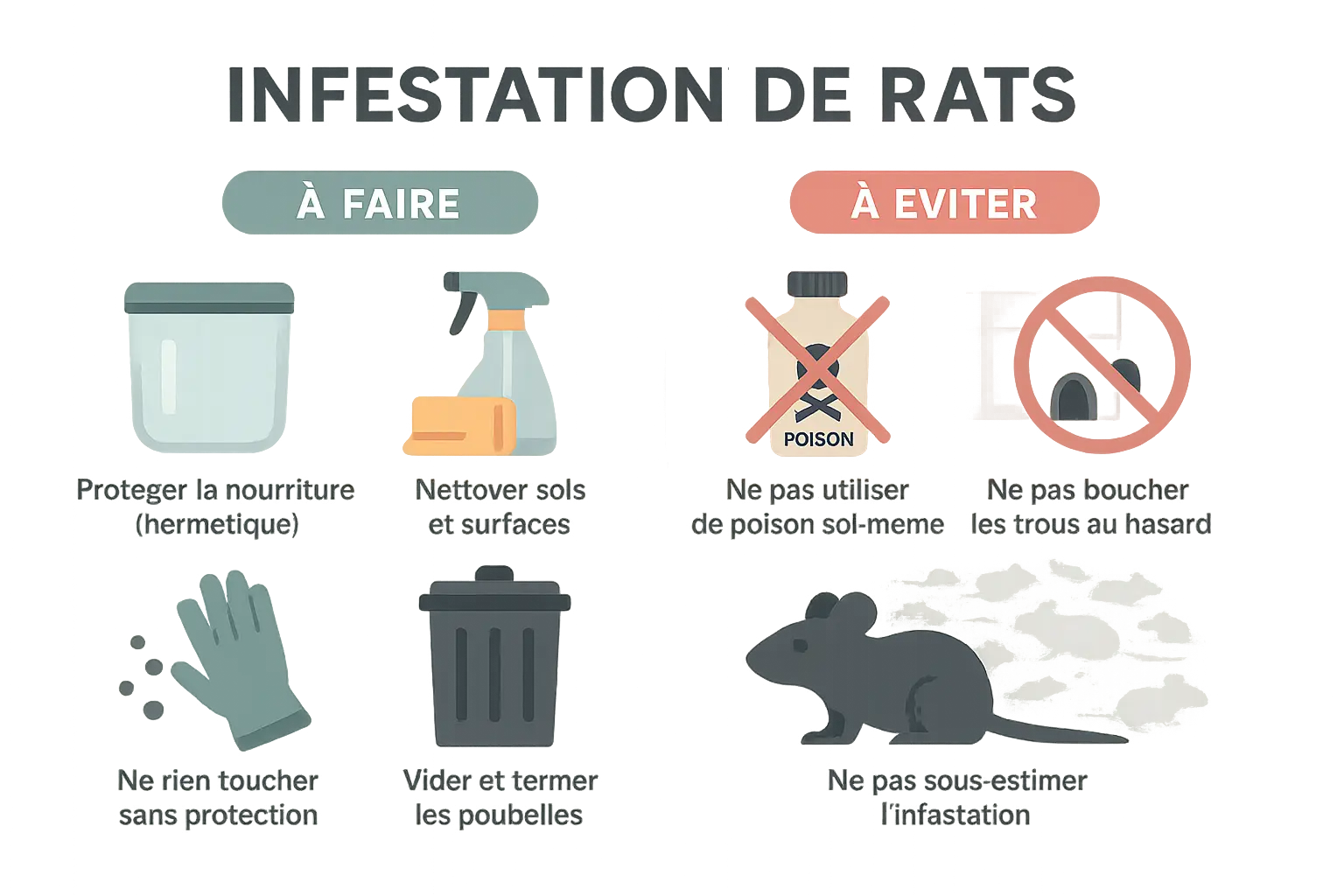 Infestation de rats : gestes à adopter en attendant le dératiseur