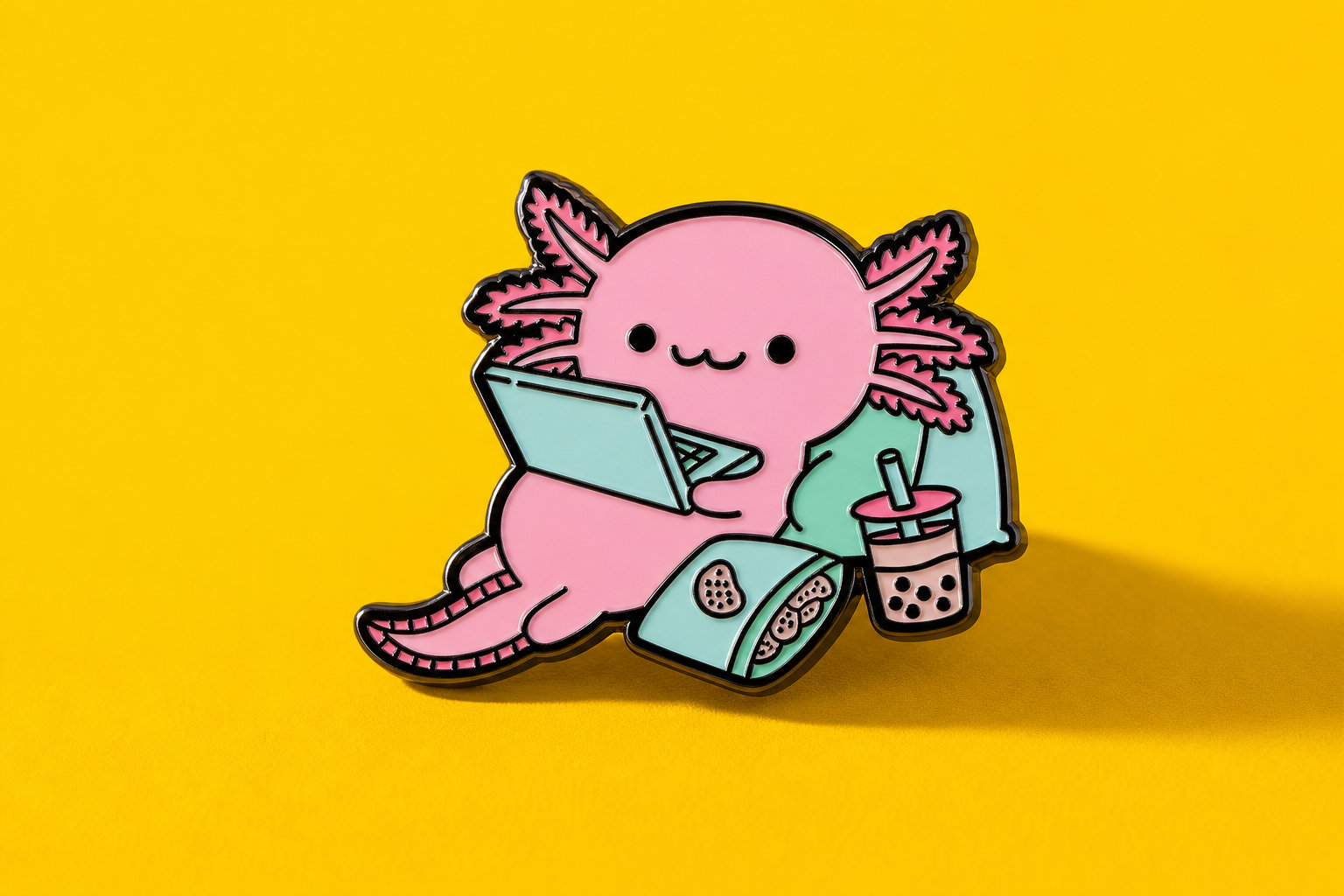 Studying Animals Pin: Adorable Academic Aesthetics for Students