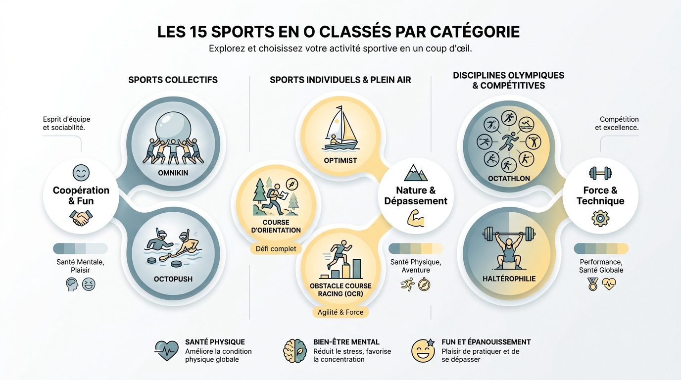 Sélection de disciplines sportives commençant par la lettre O