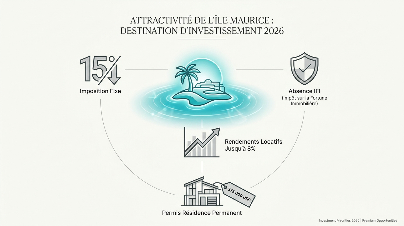 Villa de luxe à l'île Maurice, investissement immobilier 2026