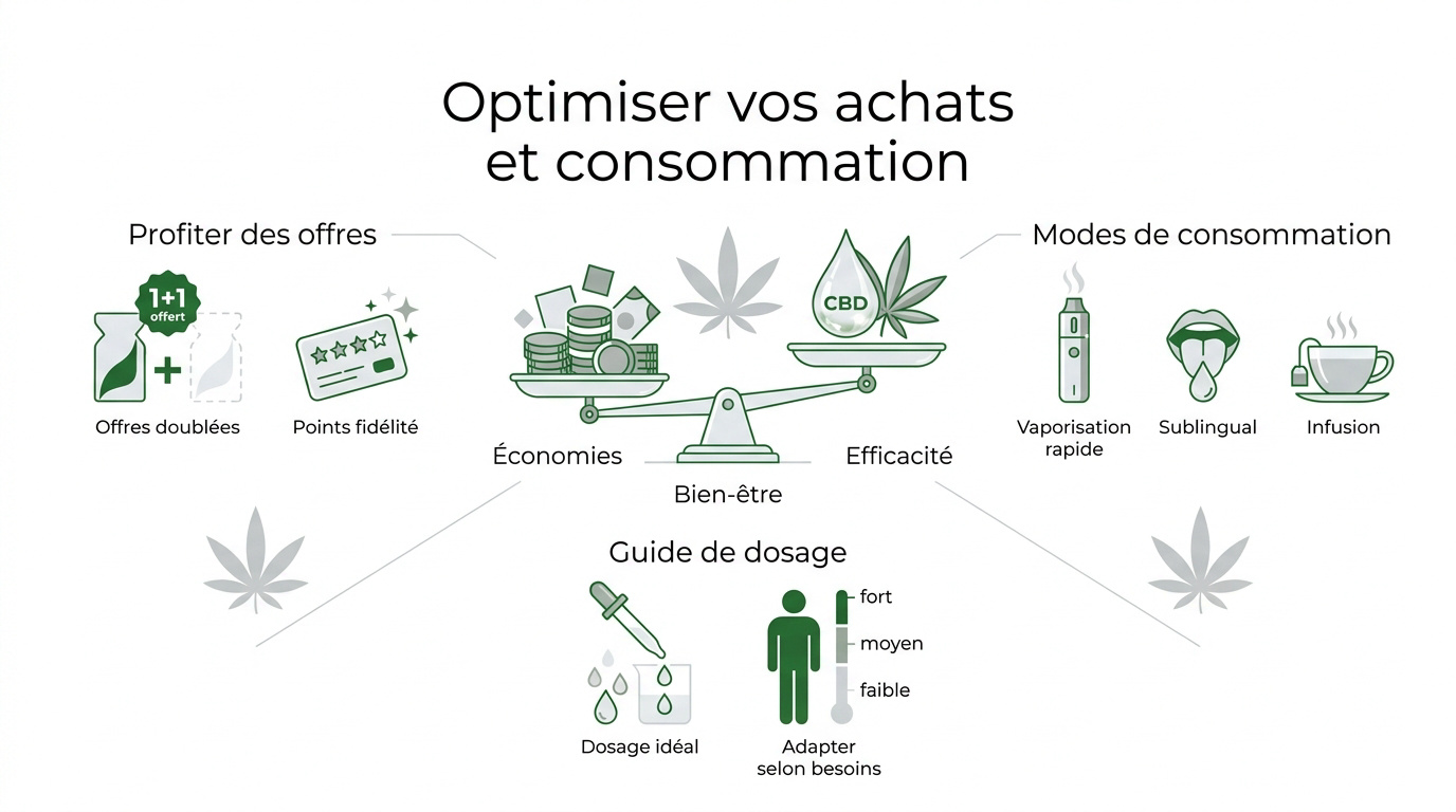 Conseils pour optimiser l'achat et la consommation de CBD