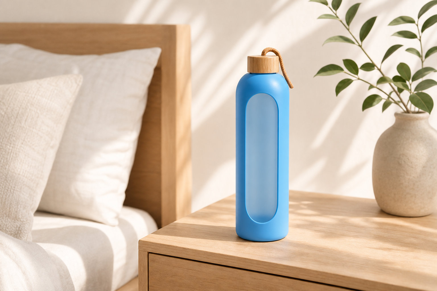 Gourde en verre graduée 1L : le suivi précis de votre hydratation
