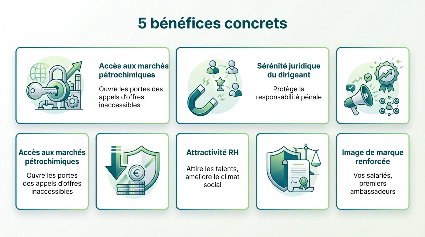 Avantages et bénéfices de la certification MASE pour les entreprises