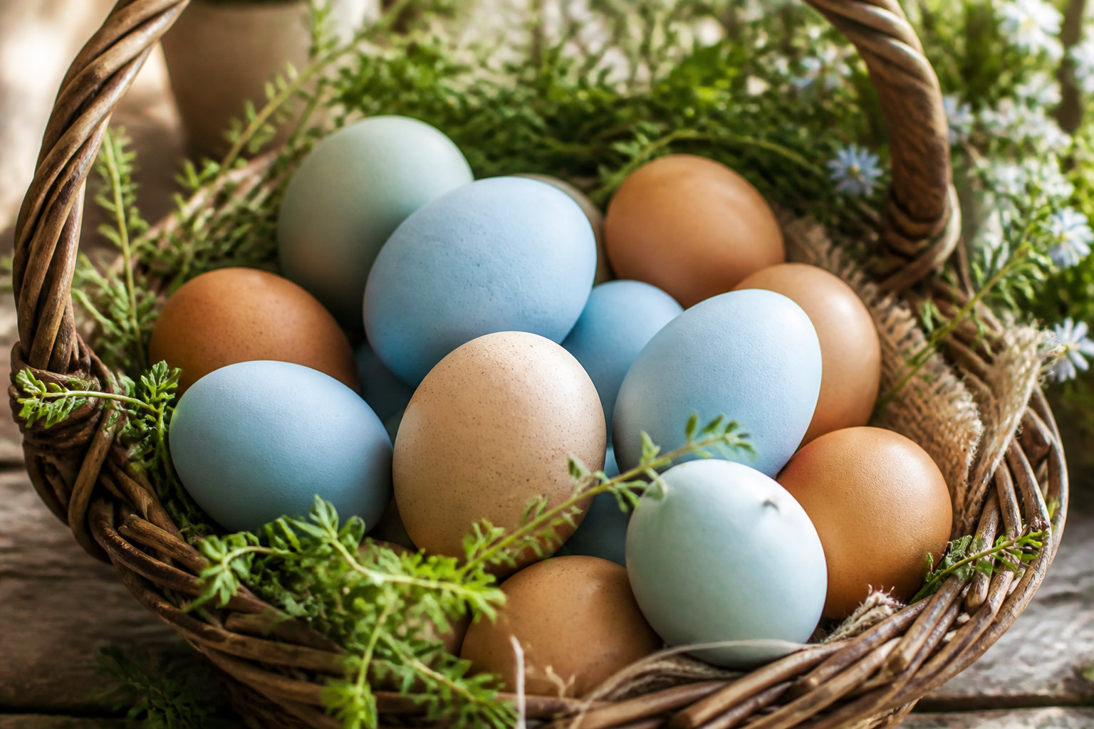 Qualités nutritionnelles et saveur des œufs colorés : démêler le vrai du faux