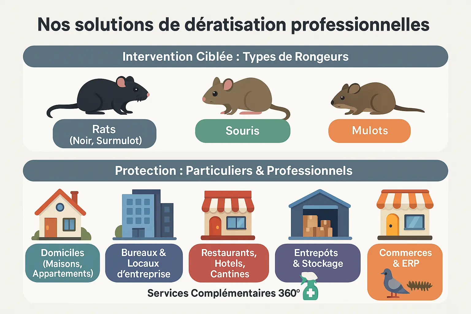 Équipe professionnelle de dératisation intervenant à Issy-les-Moulineaux