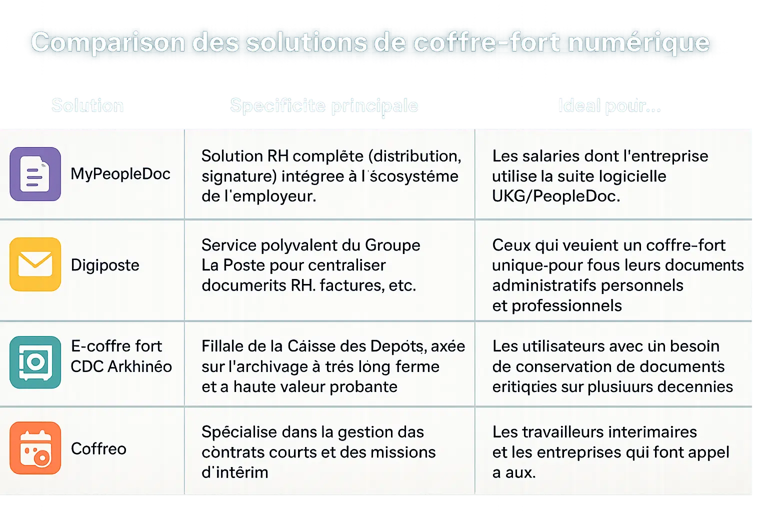 Illustration du fonctionnement de MyPeopleDoc