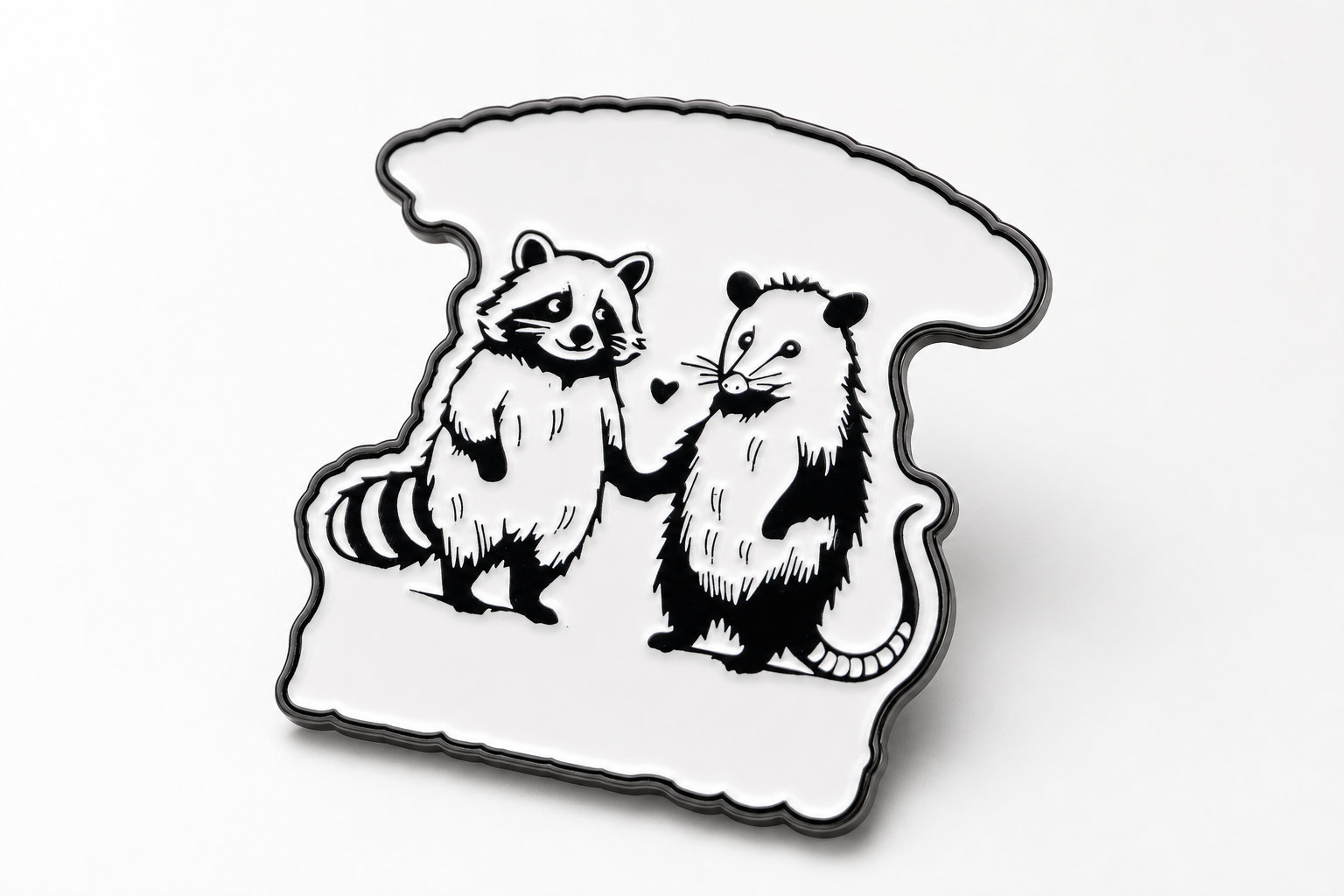Honor The You're Weird I'll Keep You Possum & Raccoon Pin With DIY Flair