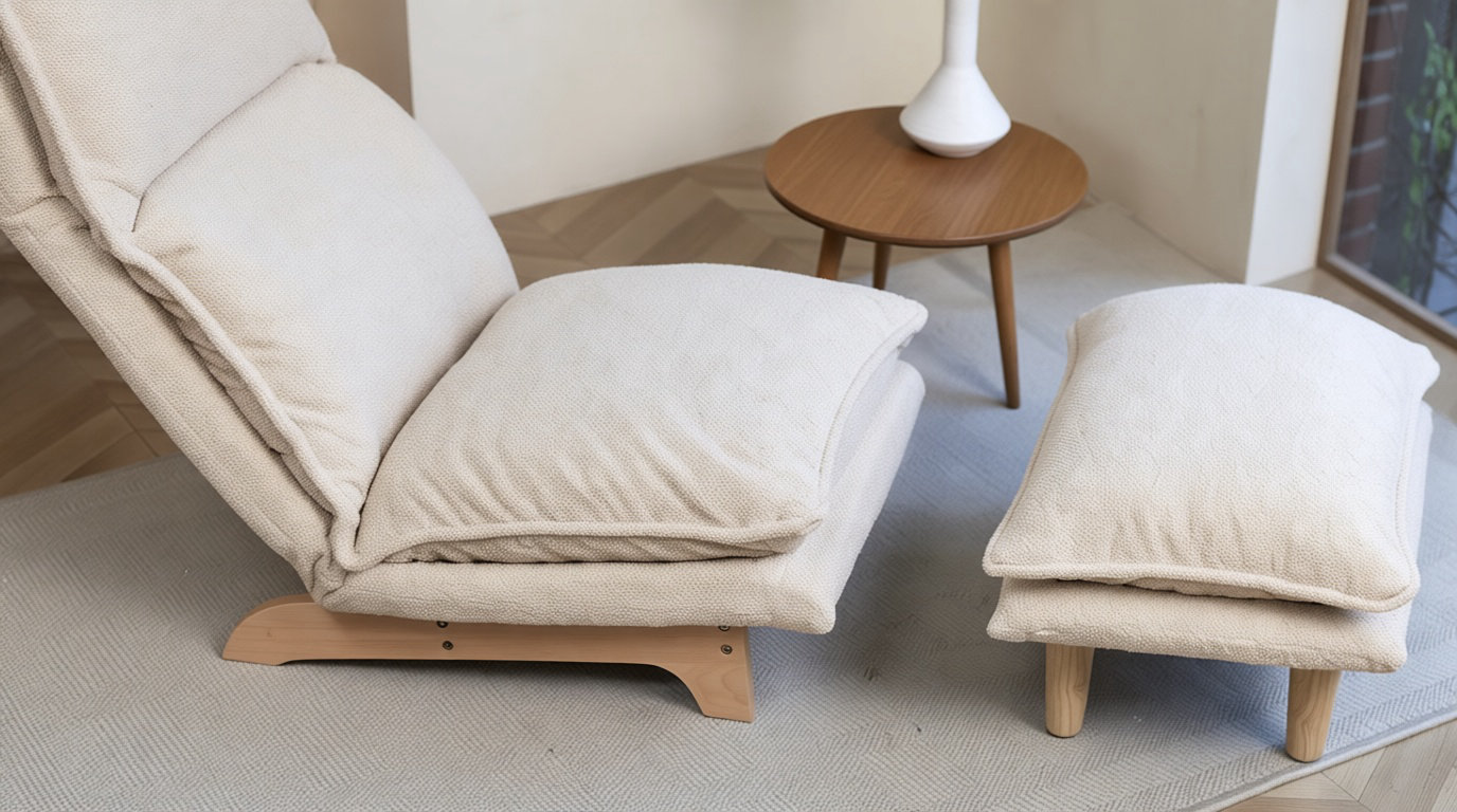 Bedroom Corner With Adjustable Reading Chairs