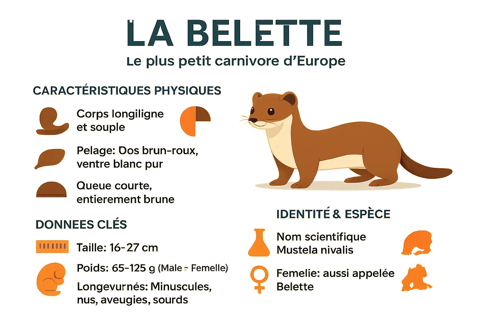 Illustration de <strong></noscript>la belette, le plus petit carnivore d'Europe</strong>