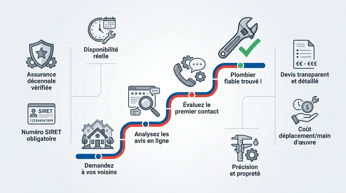 Guide étape par étape pour trouver un plombier fiable et professionnel