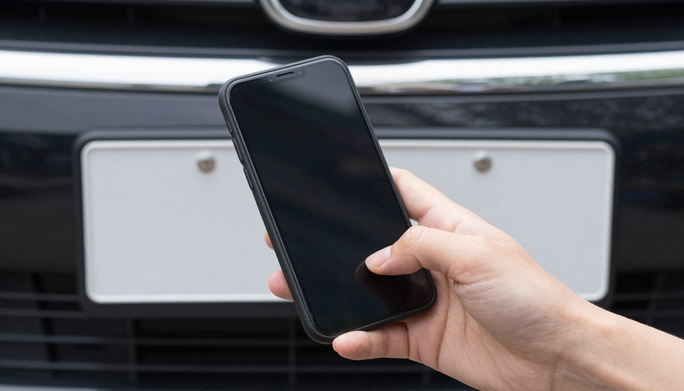 Scan plaque immatriculation sur smartphone