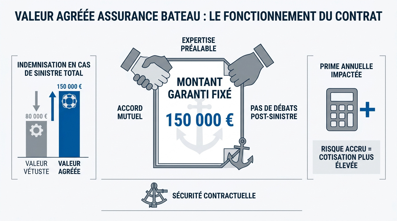 Expertise d'un voilier pour fixer la valeur agréée assurance bateau