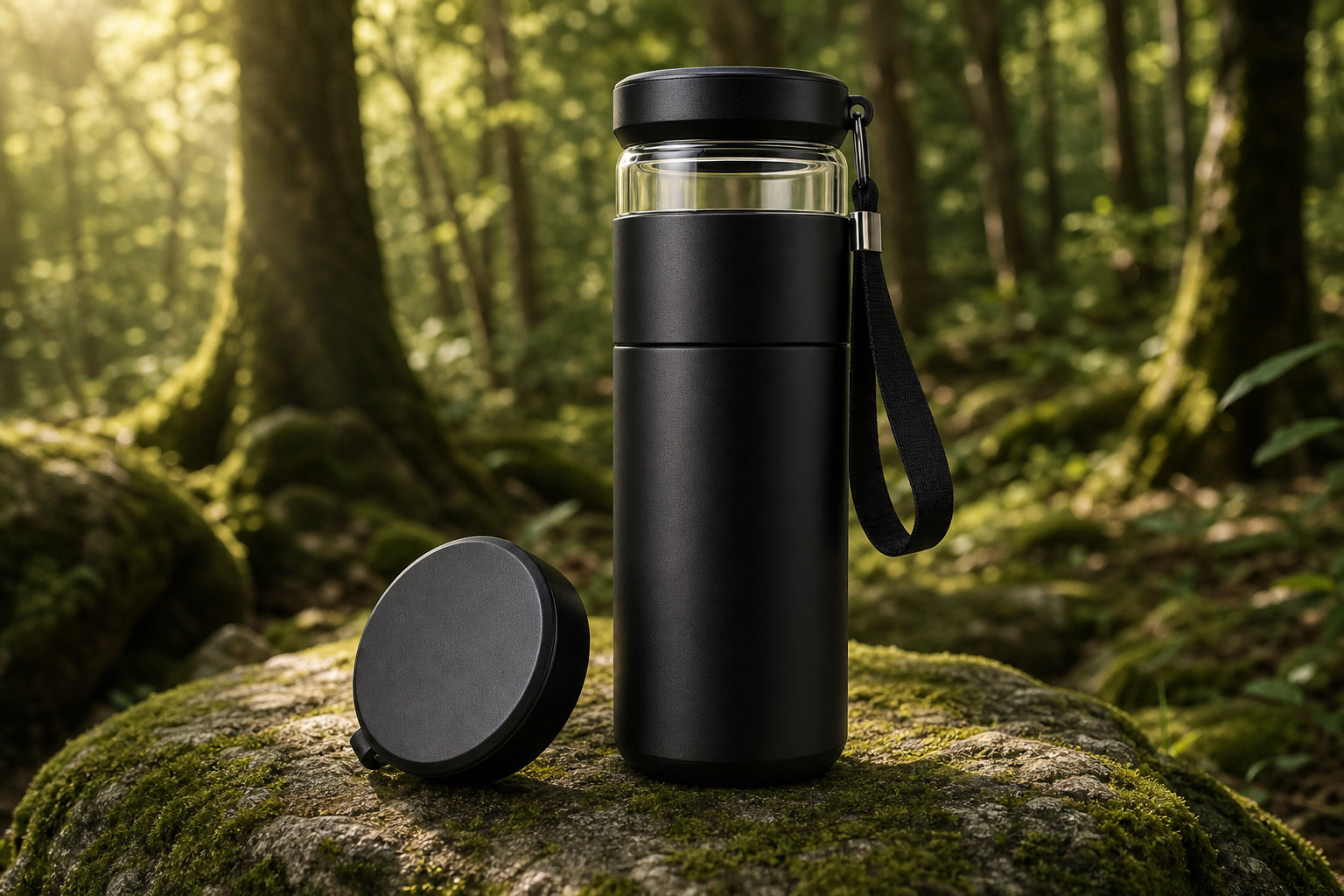 Bouteille isotherme 500 ml : le confort du compartiment séparé