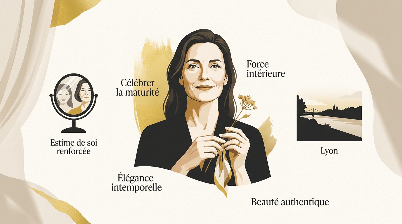 Portrait femme 50 ans Lyon
