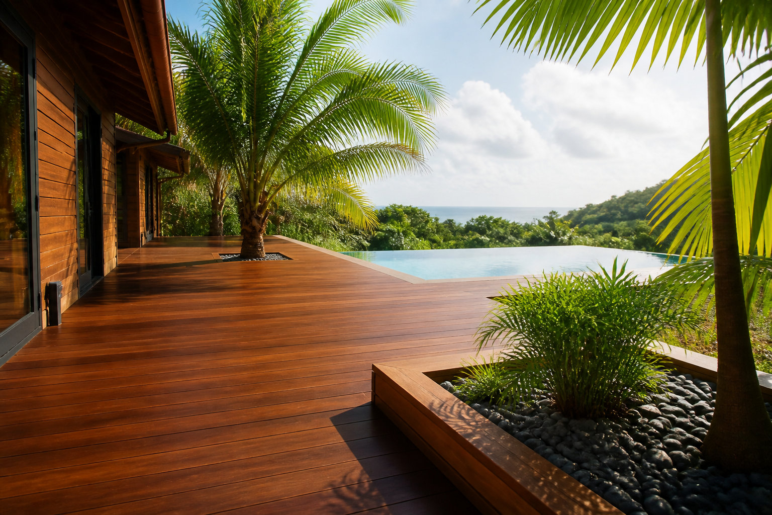 Entretien terrasse bois exotique : les bases d'une structure durable